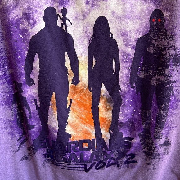 Disney lavender Guardians of the Galaxy Vol. 2 T-shirt, size L - Picture 4 of 6